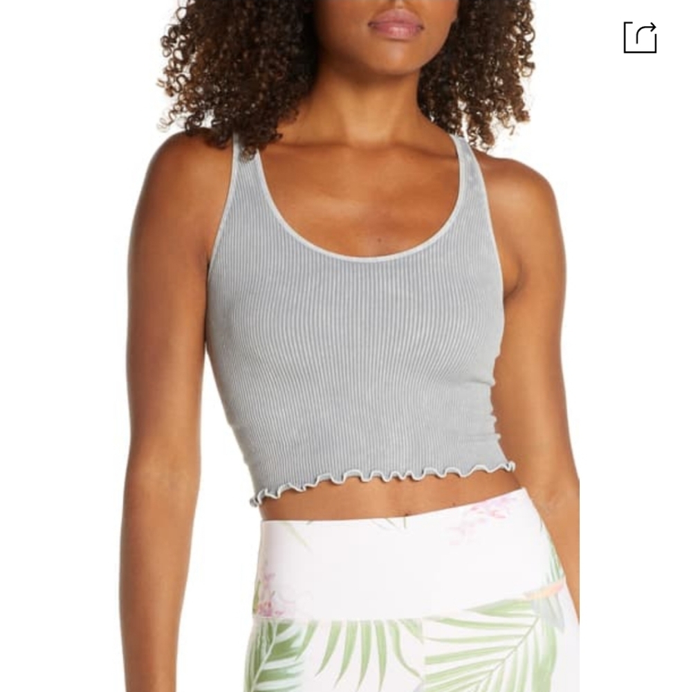 Spiritual Gangster Amor Crop Tank In Mhg